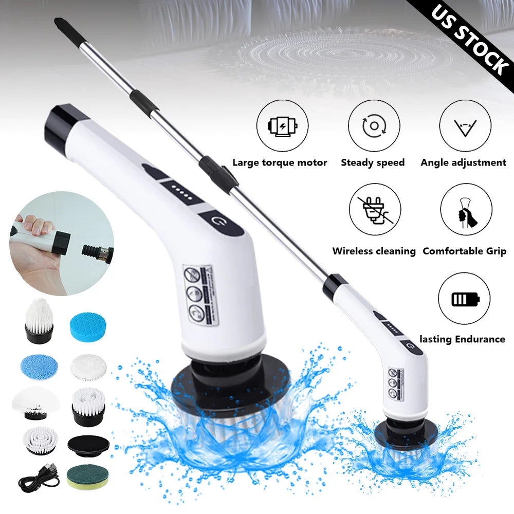 Electric Window Cleaner Vacuum Smart Home Appliance Clean Glass Windows Washer Window Washing Electric Floor Mops Cleaning Brush