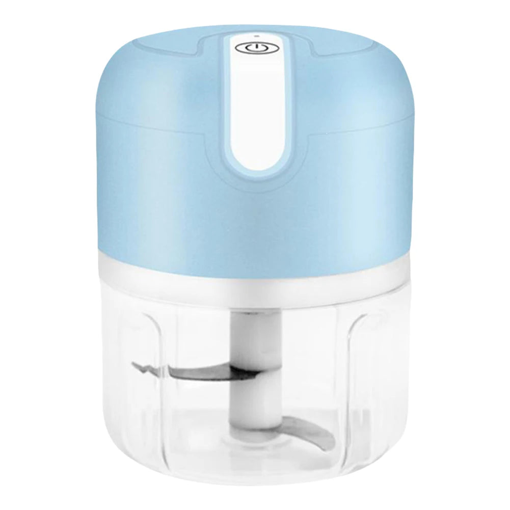 Portable Meat Grinder Mini Electric Garlic Chopper USB Rechargeable 250ML Mini Food Chopper Herb Veggie Cutter Blender Processor