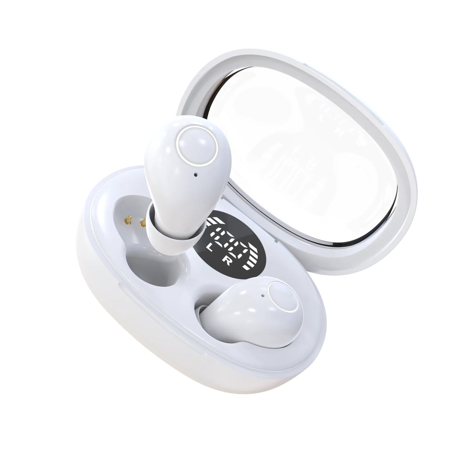 Invisible Sleep Wireless Bluetooth Earphone Headset with Mic,Smallest Tiny Earbuds Hidden Headphones Small Ears Sleep Buds