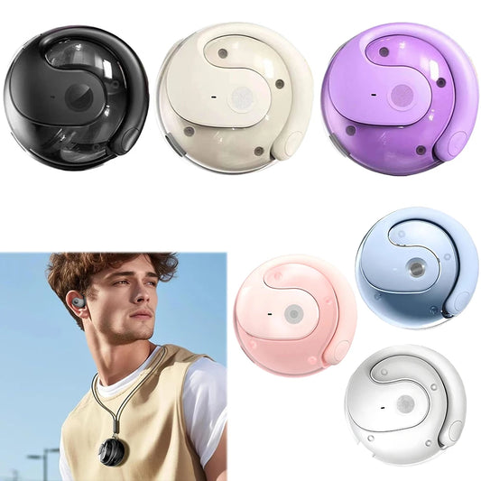 Language Translator Headphones Supports 144 Languages Simultaneous Interpretation Earphone Ear Hanging Headphone for Travelers