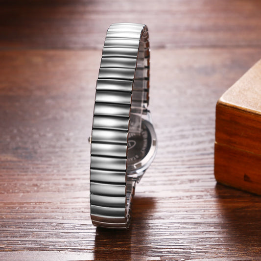 Elastic Strap Women's Watch Delicate Small Dial Waterproof Analog Quartz Digital Polka Dot Scale Fashion Women's Small Watch