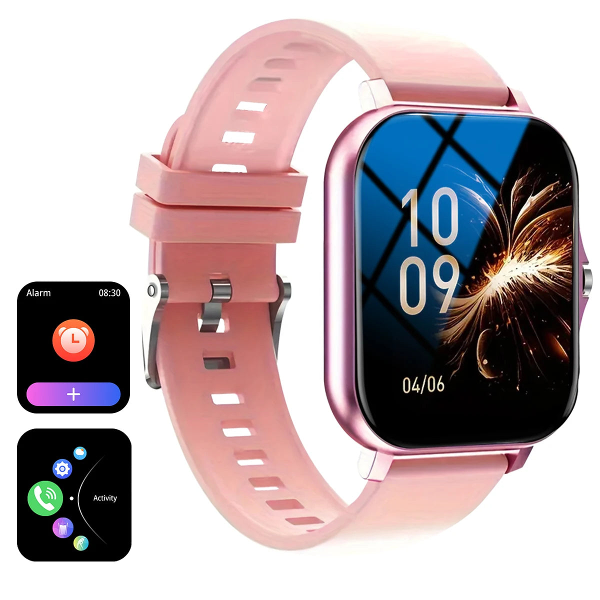 Smart watch, call, message reminder, compatible with iPhone/android mobile phone, smart sports watch suitable for men and women