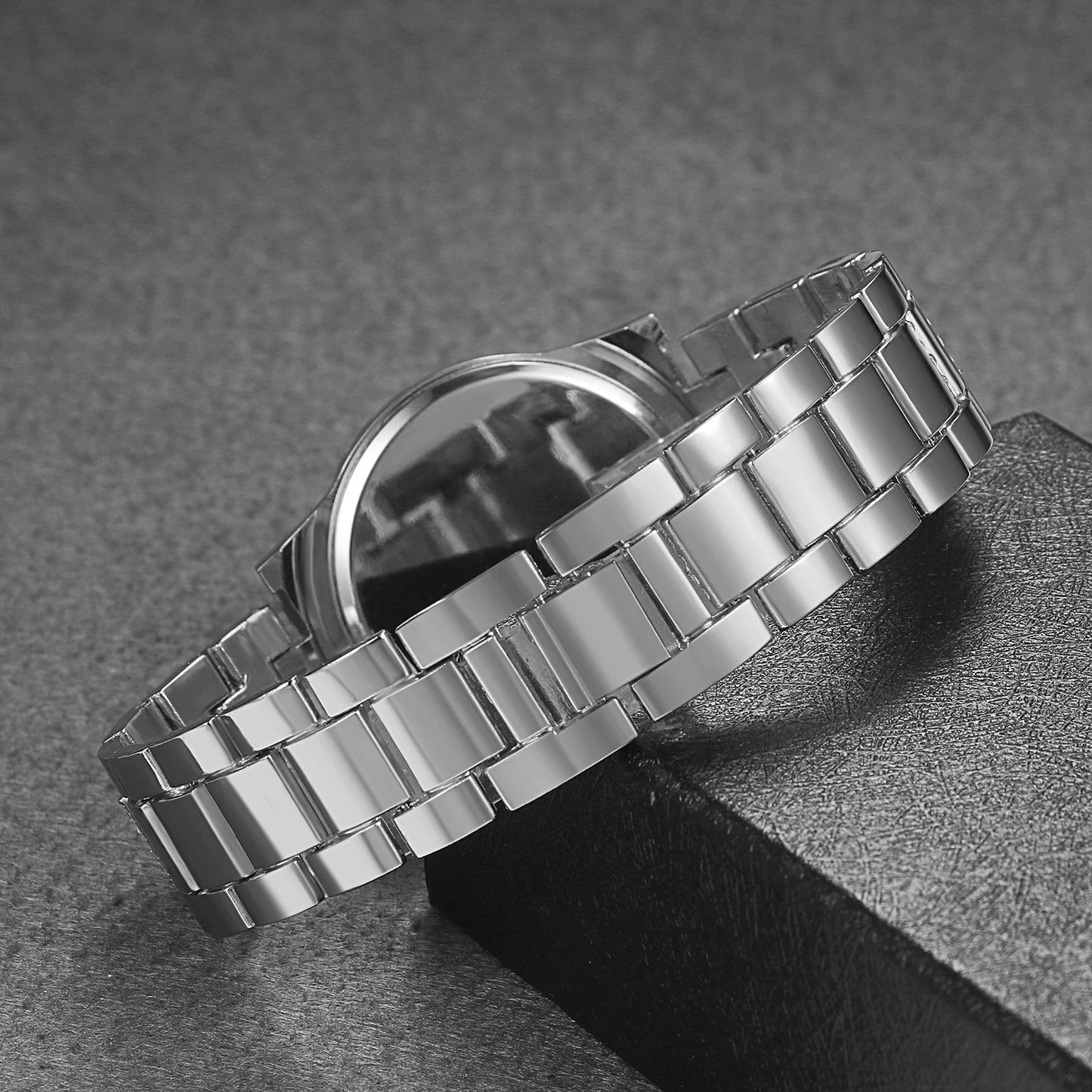 Lancardo Men Watches Top Brand Luxury Watch Gold Silver Color Diamond Watch for Men Waterproof Wristwatch Relogio Masculino