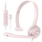 NUBWO HW02 USB Headset with Mic Noise Cancelling Ultra Comfort Computer Headset for Laptop pc On-Ear Wired Office Call Center