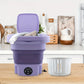 2025 Folding Washing Machine Portable Mini Dehydratable Dormitory Student Socks Underwear Panties Home Appliance Free Shipping