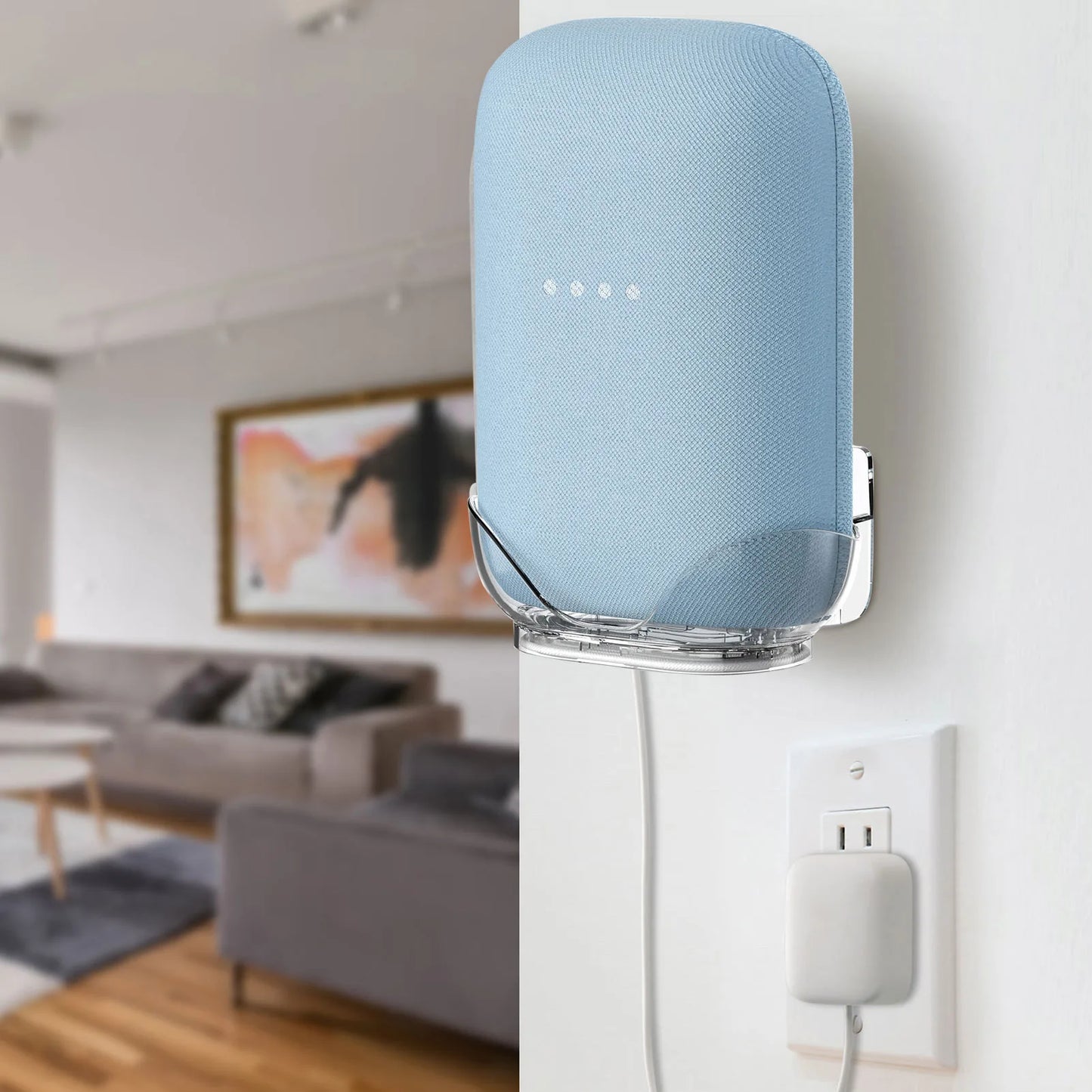 Google Nest Audio Transparent Bracket Stand for Google Nest Audio Home Speaker Nest Audio Mount Holder for Smart Home