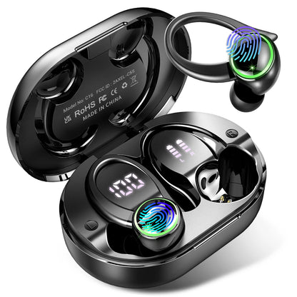 DRSAEC Wireless Earbuds Sports, Bluetooth Headphones 5.3,4 ENC Noise Cancelling Mic, IP7 Waterproof Headset, 50H Playback.