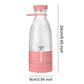 500ml Portable Wireless Blender Rechargeable Electric Fruit Juicer Machine Personal Blender for Juices Shakes Smoothies
