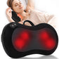 Luxury Electric Shiatsu Neck Back Massager Kneading Massage Pillow with Heating for Pain Relief Gift for Men Women Home Office