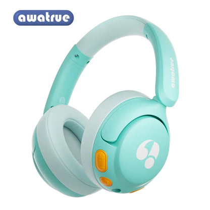 Awatrue Kids Bluetooth 5.4 Headphones 85dB Safe Volume Wireless Over-Ear Toddler Headphones for IPad/YOTO Player/Tablet/School