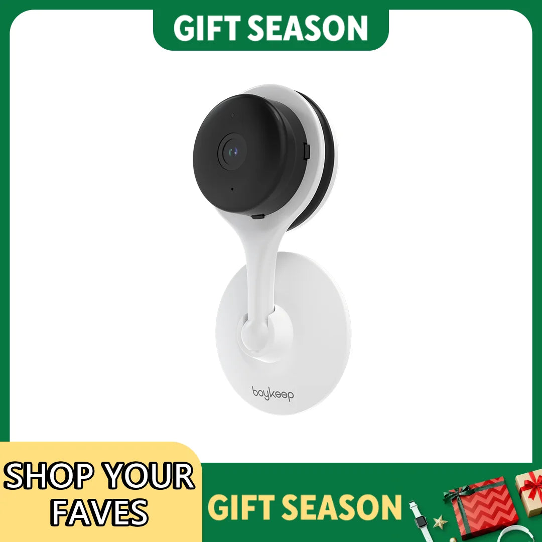 BoyKeep Indoor Home Security Mini IP Camera Smart CCTV Pet Camera Baby Video Monitor 24/7 Surveillance Camera