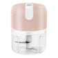 Portable Meat Grinder Mini Electric Garlic Chopper USB Rechargeable 250ML Mini Food Chopper Herb Veggie Cutter Blender Processor