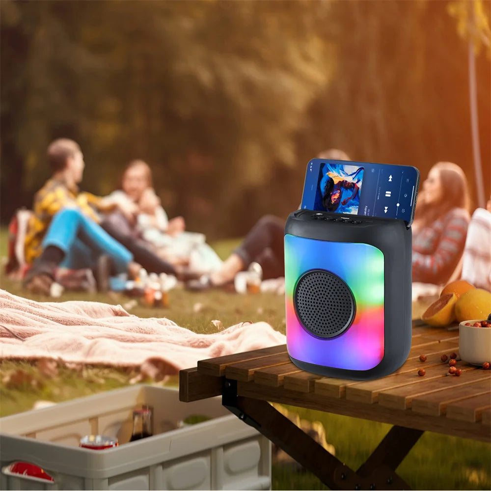 Bluetooth Speaker TWS Wireless Powerful Box Portable Outdoor Speakers 3 inche Subwoofer Rechargeable LED Light  Party Speaker