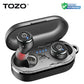 Refurbished TOZO Ergonomic Headsets TWS Earbuds AI Via APP Wireless Touch Control  IPX8 HiFi Sound Stereo for IOS Android PC