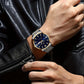 2025 New Man Watch VA VA VOOM Top Brand Luxury Fashion Diver Men Waterproof Clock Sport Watch Men Quartz Watch Relogio Masculino