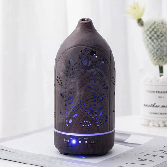 Ultrasonic Essential Oil Diffuser with LED lights 100ml Water Tank Adjustable Cool Mist Modes for Aromatherapy and Humidifying