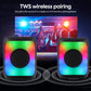 Bluetooth Speaker TWS Wireless Powerful Box Portable Outdoor Speakers 3 inche Subwoofer Rechargeable LED Light  Party Speaker