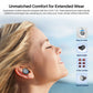 Refurbished TOZO Ergonomic Headsets TWS Earbuds AI Via APP Wireless Touch Control  IPX8 HiFi Sound Stereo for IOS Android PC