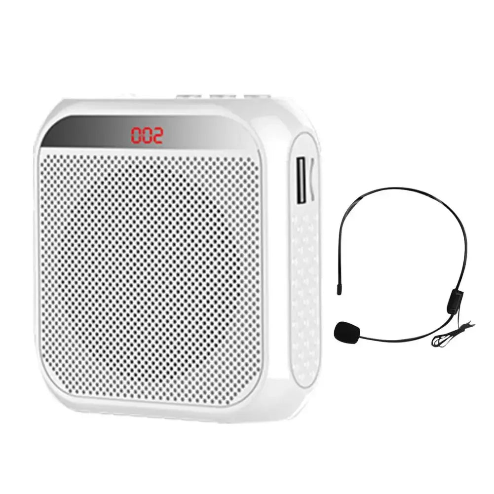 2200mA Portable Voice Amplifier Megaphone For Teachers 8W Rechargeable Audio Speaker Loudspeaker With Microphone for Tour Guide
