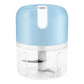 Portable Meat Grinder Mini Electric Garlic Chopper USB Rechargeable 250ML Mini Food Chopper Herb Veggie Cutter Blender Processor