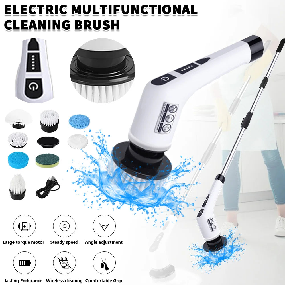 Electric Window Cleaner Vacuum Smart Home Appliance Clean Glass Windows Washer Window Washing Electric Floor Mops Cleaning Brush