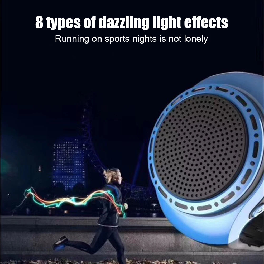 Portable Wrist Watch Speaker 500mAh Bluetooth-compatible Sports Music FM Radio USB Rechargeable Music FM Radio Box