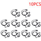 2Pin PTT MIC Earpiece Headset Interphone Earphone 3-10PCS Earpiece Walkie Talkie Headset with Microphone Walkie Talkie Headphone