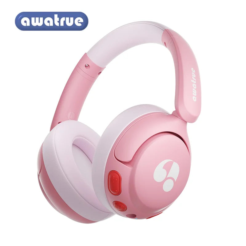Awatrue Kids Bluetooth 5.4 Headphones 85dB Safe Volume Wireless Over-Ear Toddler Headphones for IPad/YOTO Player/Tablet/School