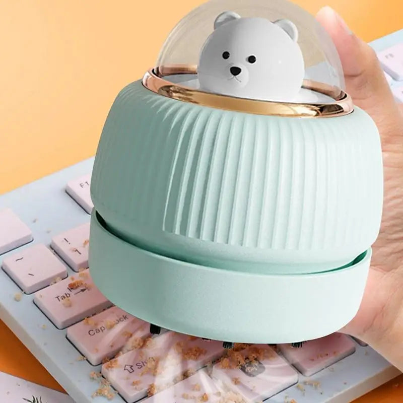 Car Interior Mini Handheld Vacuum Car Vacuum Cleaner Mini Desk Dust Sweeper Cordless 360 Degree Ascending Wind Direction Design