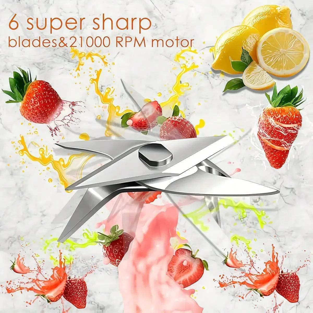 Juicer Blender for Kitchen & Gym, Powerful Fruit & Vegetable Blender with Juice Cup, Ideal Gift for Mom, Household Appliances