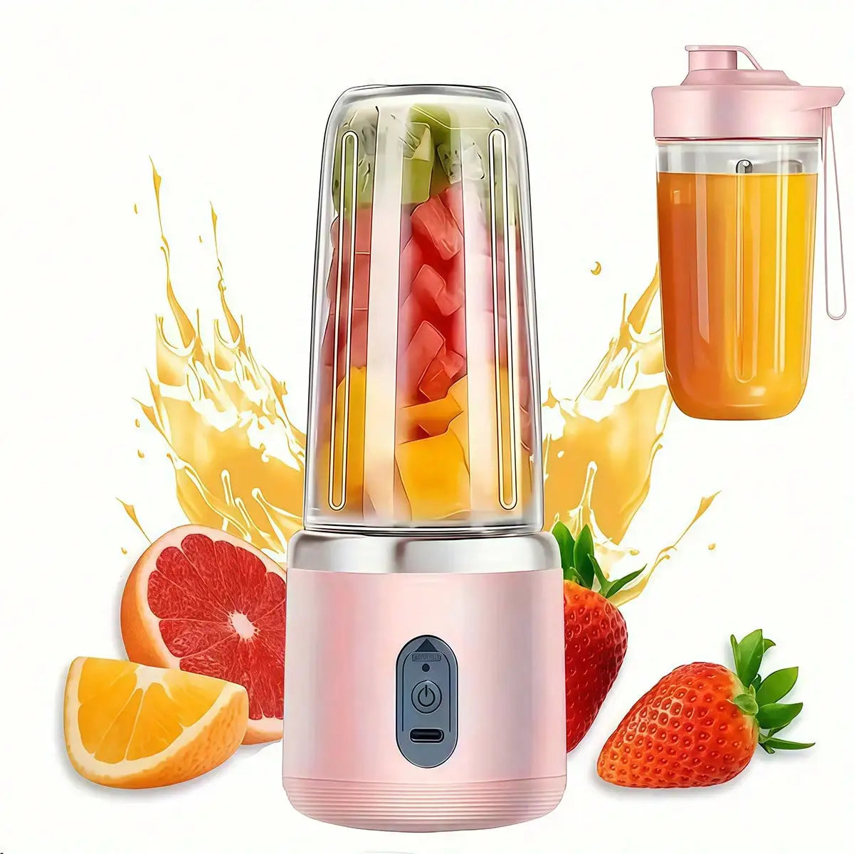 Juicer Blender for Kitchen & Gym, Powerful Fruit & Vegetable Blender with Juice Cup, Ideal Gift for Mom, Household Appliances