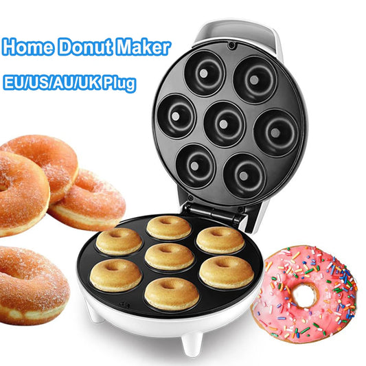1200w High-power Electric Donut Machine Home Multi-functional Automatic Heating Egg Cake Bread Baking Machine Breakfast Machine