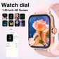 Smartwatch has call function, message notification, ultra-thin design, compatible with Android and iPhone, neutral gift, multipl