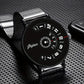 Men's Novelty Watch with Unique Roulette Design and Waterproof Functionality