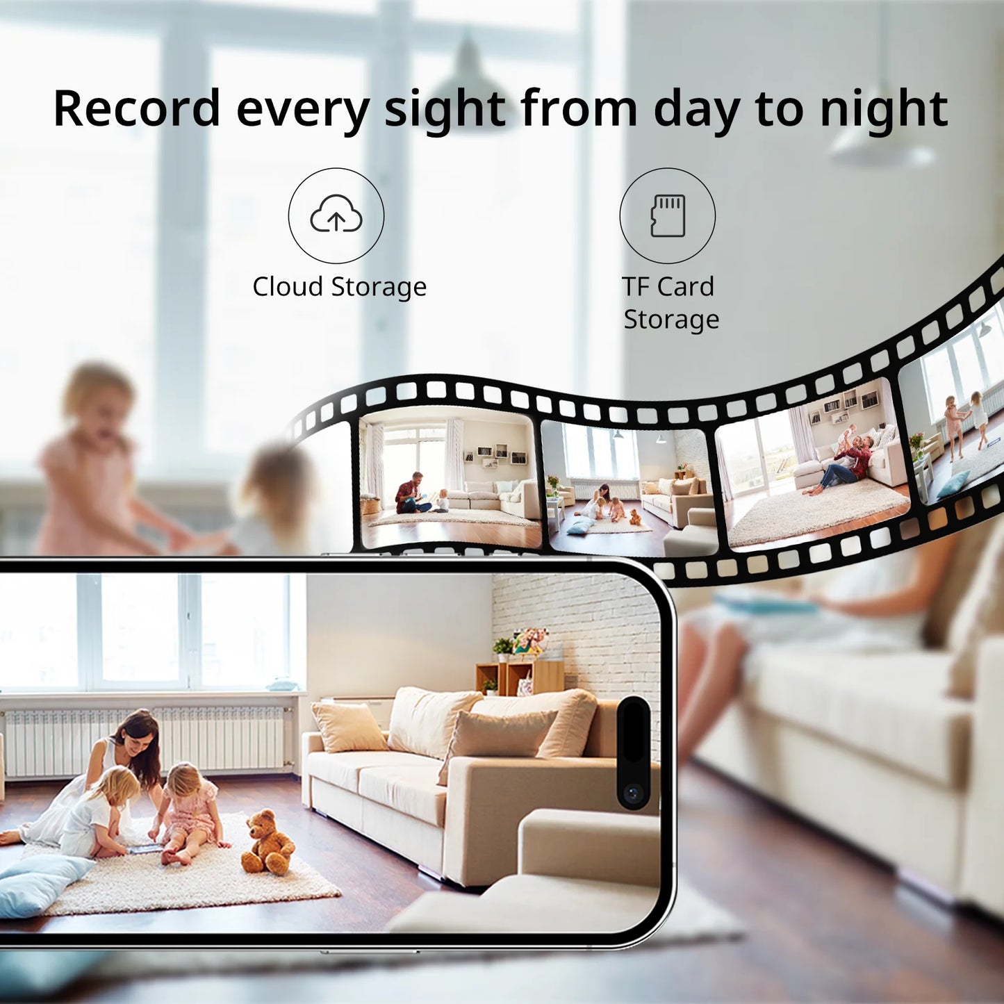 BoyKeep Indoor Home Security Mini IP Camera Smart CCTV Pet Camera Baby Video Monitor 24/7 Surveillance Camera