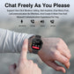 2025 Smartwatch with Call Message, Heart Rate Monitor, Sports Pedometer & Sleep Tracking