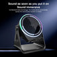 Wireless Induction Speaker W/ BT Speaker Stereo Sound 3 in 1 Bluetooth-compatible Speaker Phone Stand for Home and Outdoors