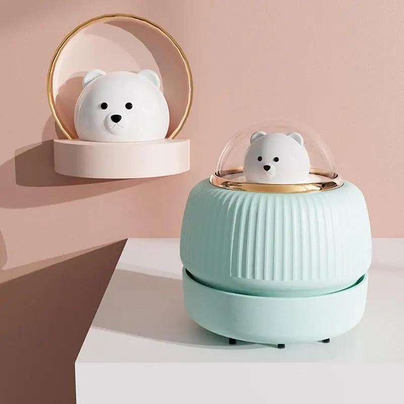 Car Interior Mini Handheld Vacuum Car Vacuum Cleaner Mini Desk Dust Sweeper Cordless 360 Degree Ascending Wind Direction Design