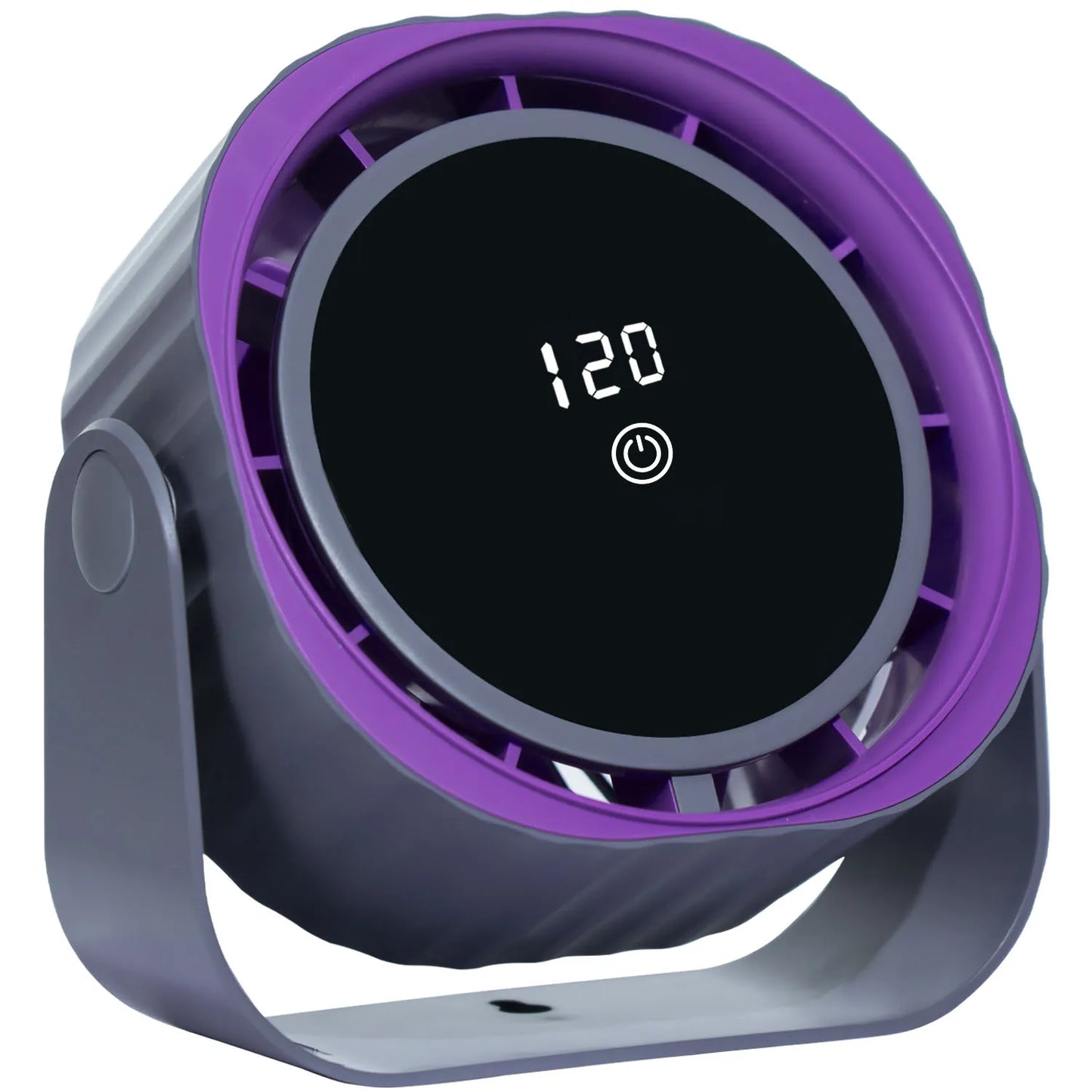 Portable Clip & Desktop Fan, Touch Screen 360° Adjustable, 3600mAh Rechargeable Strong Clamp Fan for Home/Office/Travel/Camping