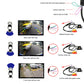 Car Backup Camera Rear View Camera 1080P AHD Wide Angle Adjustable Vehicle Small Reversing Camera Night Vision Reverse Camera
