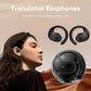 Language Translator Headphones Supports 144 Languages Simultaneous Interpretation Earphone Ear Hanging Headphone for Travelers