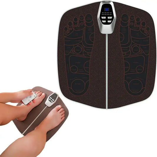 Portable Intelligent EMS Foot Massager for Neuropathy & Pain Relief - Full Body Circulation
