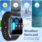 Smartwatch has call function, message notification, ultra-thin design, compatible with Android and iPhone, neutral gift, multipl