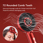 US Stock Electric Scalp Massager Comb Hair Growth Therapy Micro-Current Red & Blue Light Anti-Hair Loss Treatment Oil Applicator