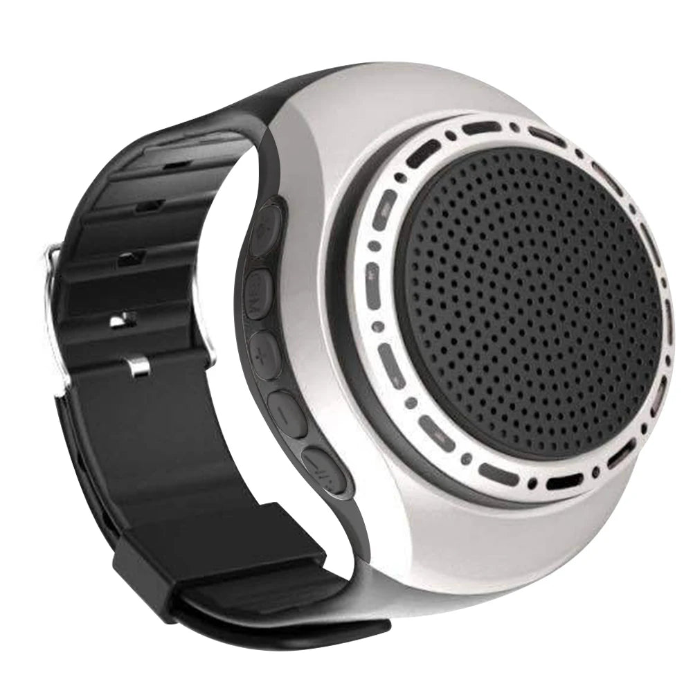 Portable Wrist Watch Speaker 500mAh Bluetooth-compatible Sports Music FM Radio USB Rechargeable Music FM Radio Box