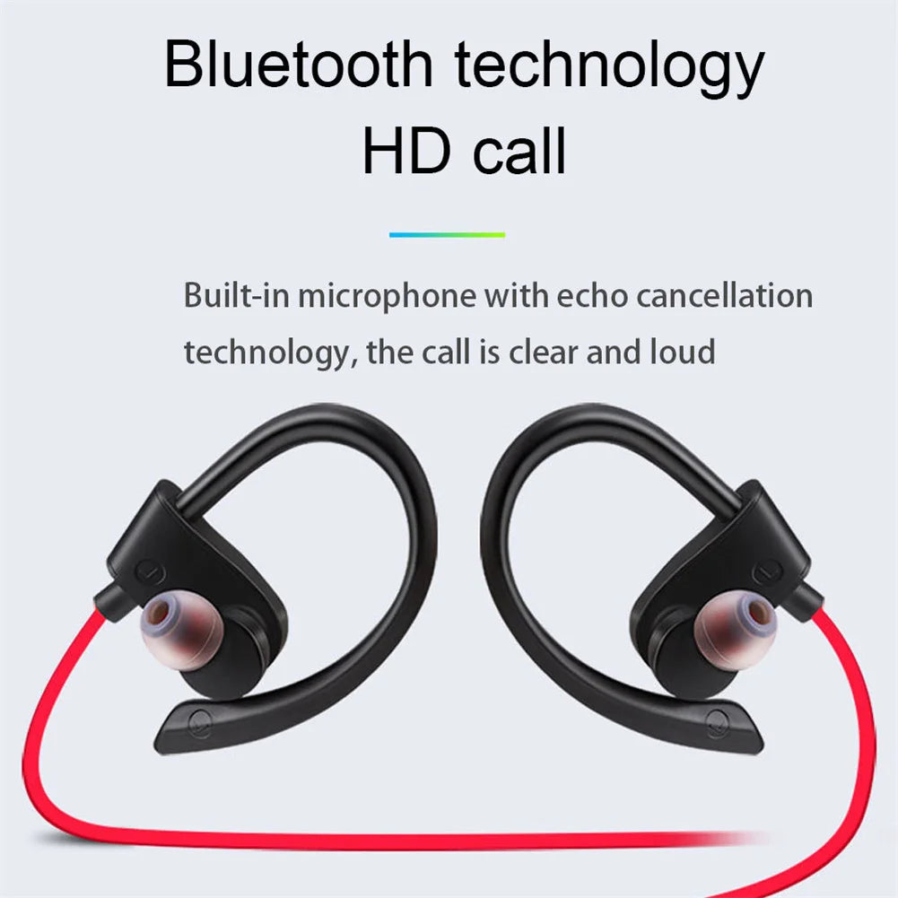 Rt558 Wireless Anti-lost Headset Wire-controlled Call Music Earplugs In-ear Bluetooth-compatible Sports Earphones