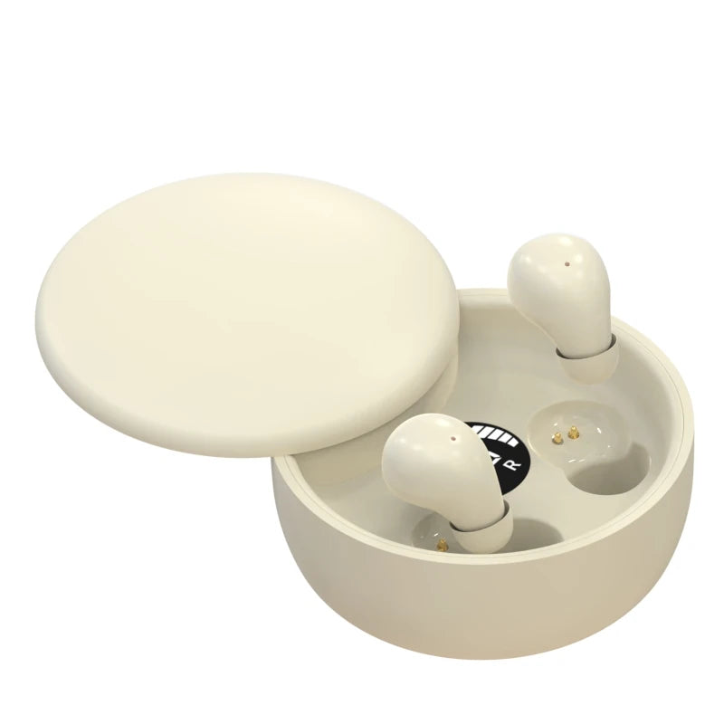 Wireless Bluetooth sleeping Headphones Noise canceling earbuds Hidden Headset Mini Invisible Earphones With Mic Sport Waterproof