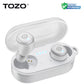 Refurbished TOZO Ergonomic Headsets TWS Earbuds AI Via APP Wireless Touch Control  IPX8 HiFi Sound Stereo for IOS Android PC
