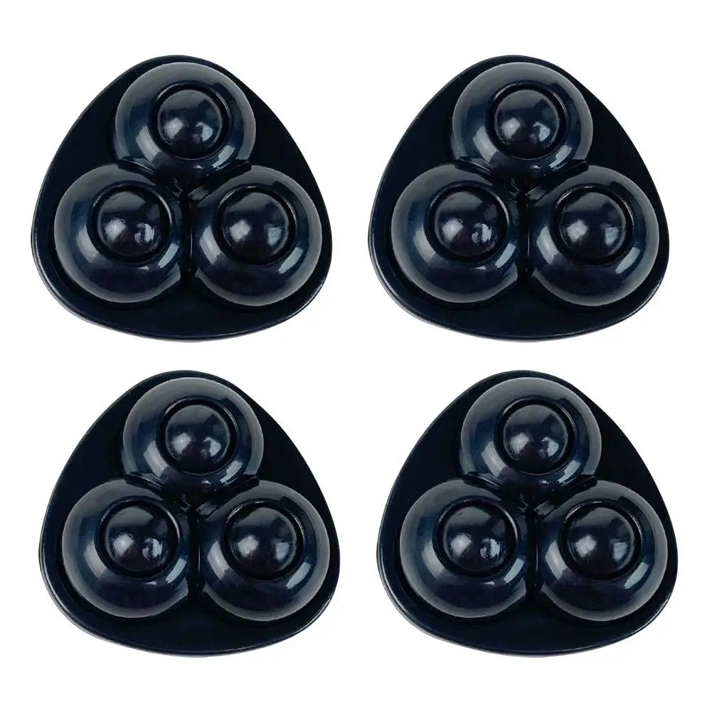 Self Adhesive Swivel Caster Wheels 360 Degree Free Rotation Small Wheels No Noise for Trash Can Bottom Kitchen Small Appliances