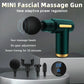 Portable digital fascia gun, convenient electric massager, LED display screen with six adjustable levels,silent and long-lasting